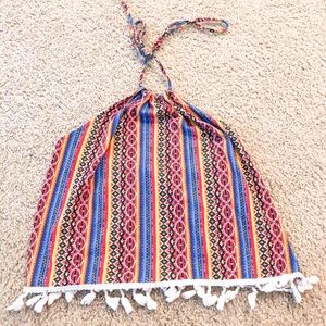 Multicolored summer top